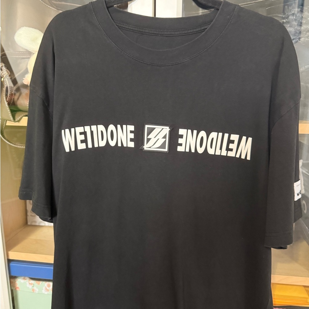 We11done Mirror Logo T-Shirt